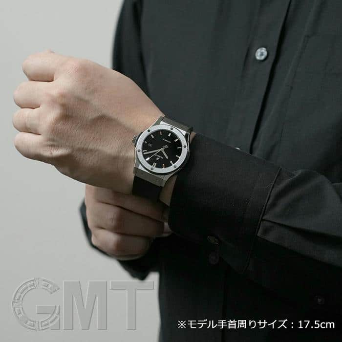 中古)HUBLOT ウブロ クラシック フュージョン チタニウム ブラック