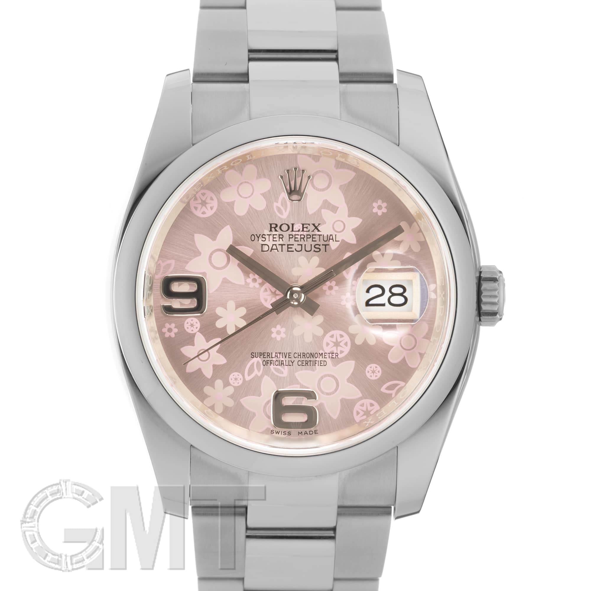 中古)ROLEX ロレックス デイトジャスト 116200 ピンク フラワー（商品