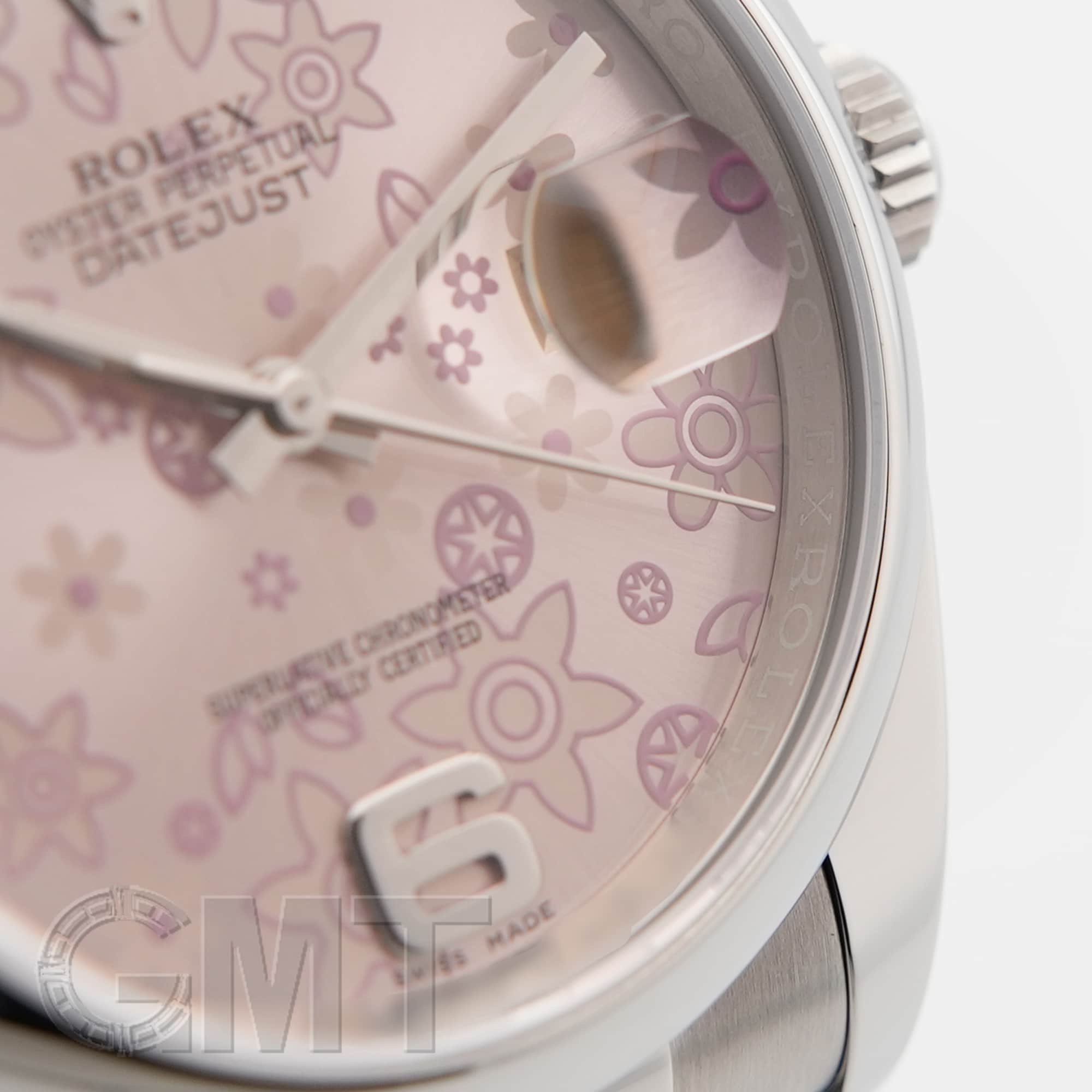 中古)ROLEX ロレックス デイトジャスト 116200 ピンク フラワー（商品