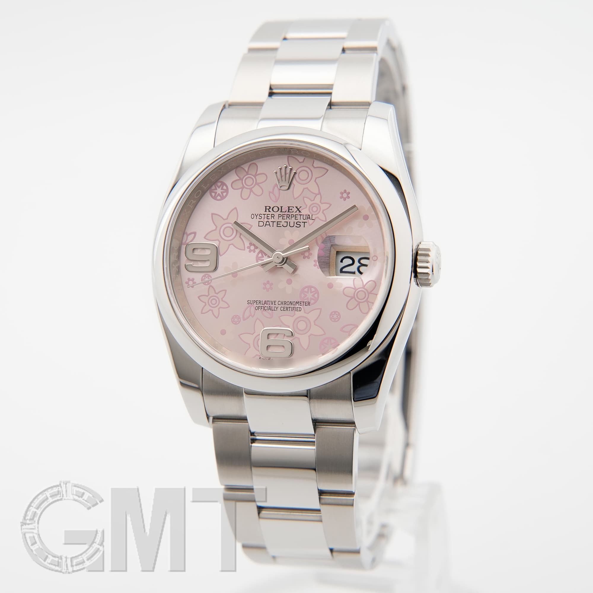 中古)ROLEX ロレックス デイトジャスト 116200 ピンク フラワー（商品