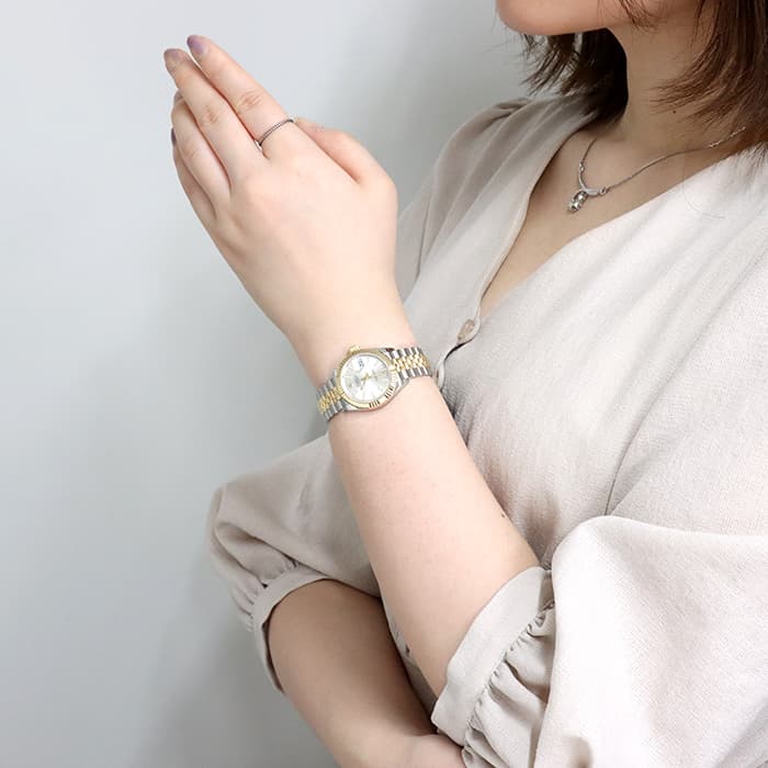 新品)ROLEX ロレックス デイトジャスト 28 279173 シルバー（商品ID