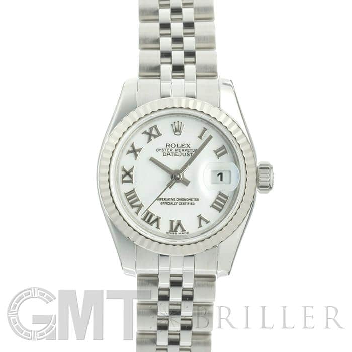 中古)ROLEX ロレックス デイトジャスト 179174 ホワイト ローマ（商品
