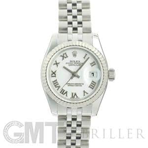 ROLEX ロレックス デイトジャスト 179174 ホワイト ローマ メイン