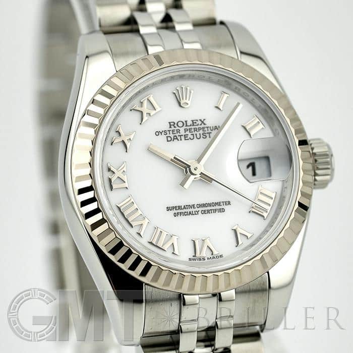 中古)ROLEX ロレックス デイトジャスト 179174 ホワイト ローマ（商品