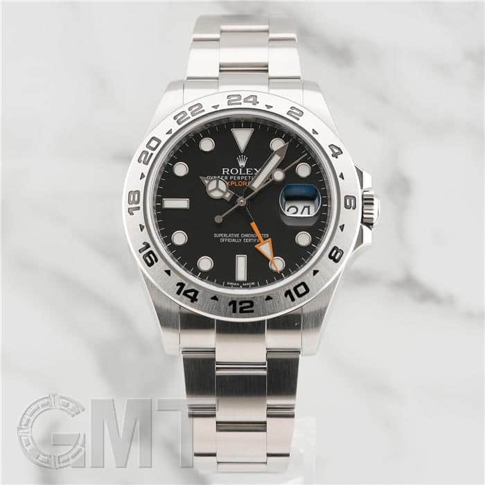 中古)ROLEX ロレックス エクスプローラー II 216570 ブラック（商品ID