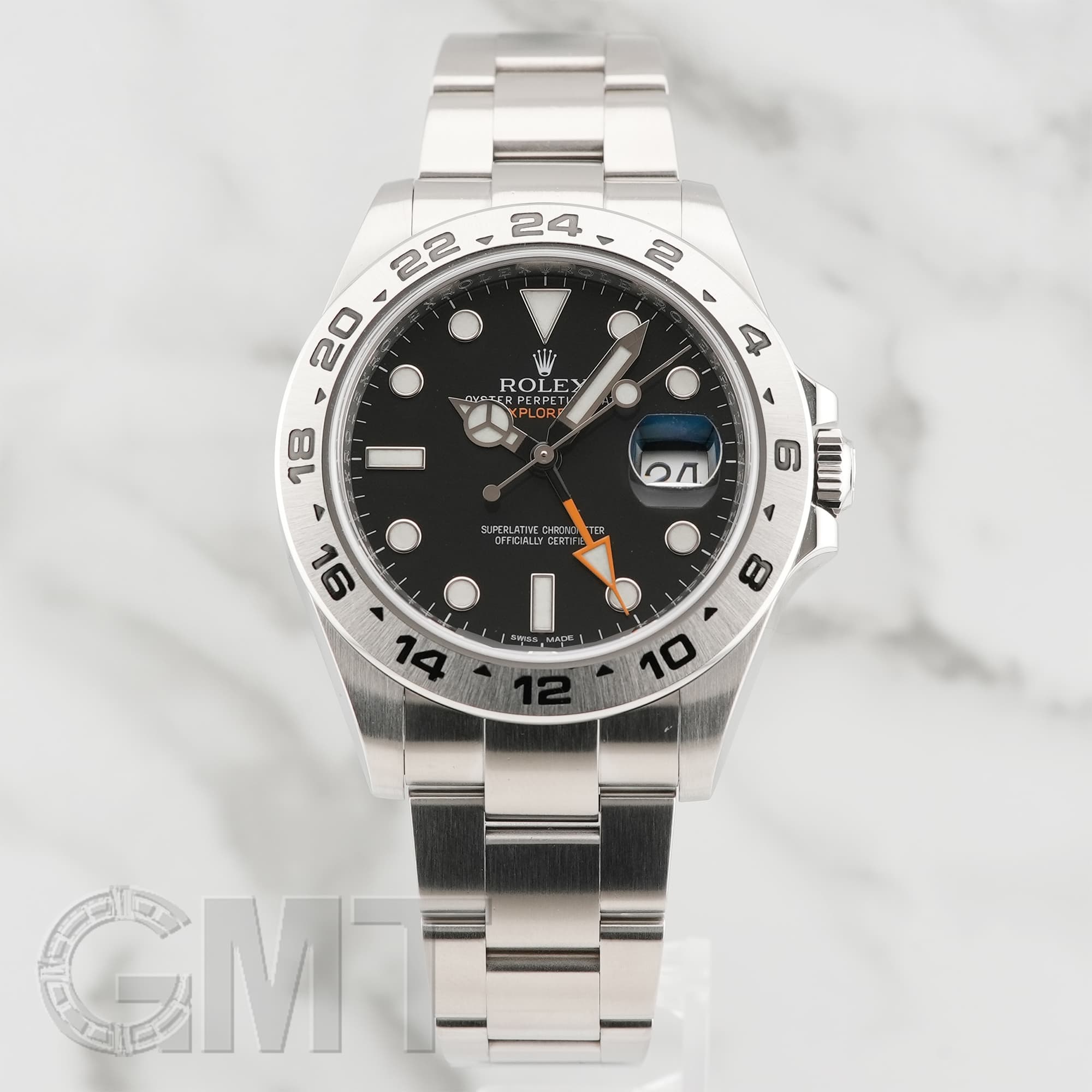 中古)ROLEX ロレックス エクスプローラー II 216570 ブラック（商品ID