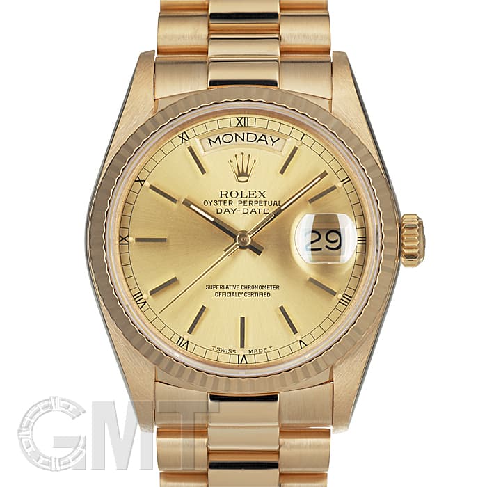 中古)ROLEX ロレックス デイデイト 18038 シャンパン（商品ID