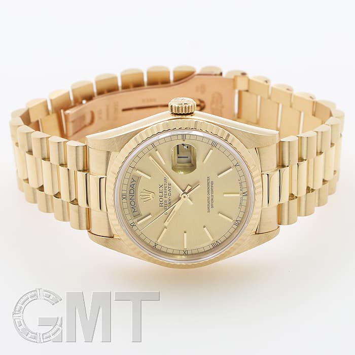 中古)ROLEX ロレックス デイデイト 18038 シャンパン（商品ID