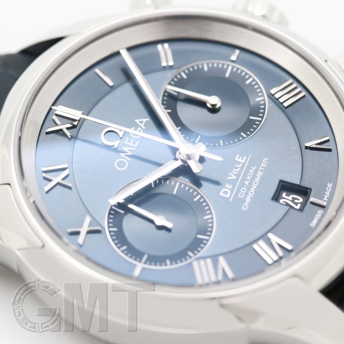 新品)OMEGA オメガ デ・ヴィル 42MM ブルー 431.13.42.51.03.001