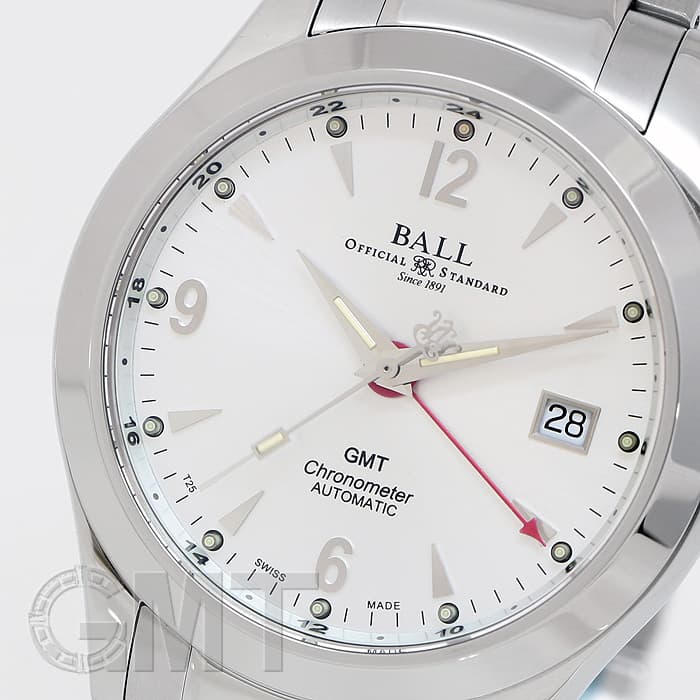 新品)BALL WATCH ボールウォッチ エンジニアII オハイオ GMT シルバー