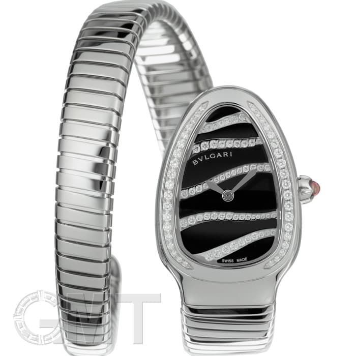 新品)BVLGARI ブルガリ セルペンティ ブラック ベゼルダイヤ SP35BDSDS