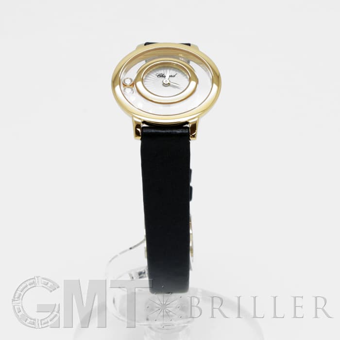 Chopard ショパール 209417 ハッピーダイヤモンド 209417 腕時計 K18PG 革 レディース [中古] Chopard ショパール 209417 ハッピーダイヤモンド 209417 腕時計 K18PG