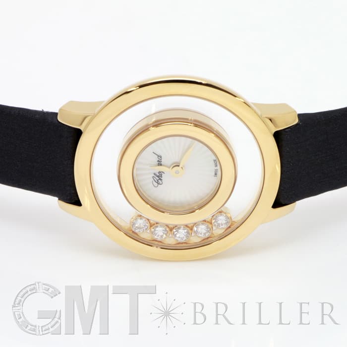 Chopard ショパール 209417 ハッピーダイヤモンド 209417 腕時計 K18PG 革 レディース [中古] Chopard ショパール 209417 ハッピーダイヤモンド 209417 腕時計 K18PG