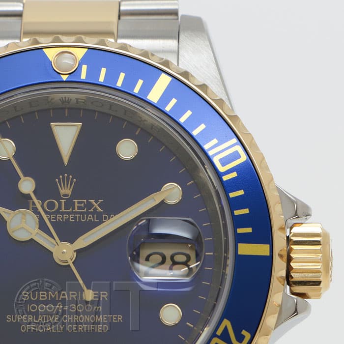 中古)ROLEX ロレックス サブマリーナー 16613 ブルー バイオレット文字