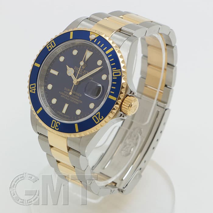 中古)ROLEX ロレックス サブマリーナー 16613 ブルー バイオレット文字