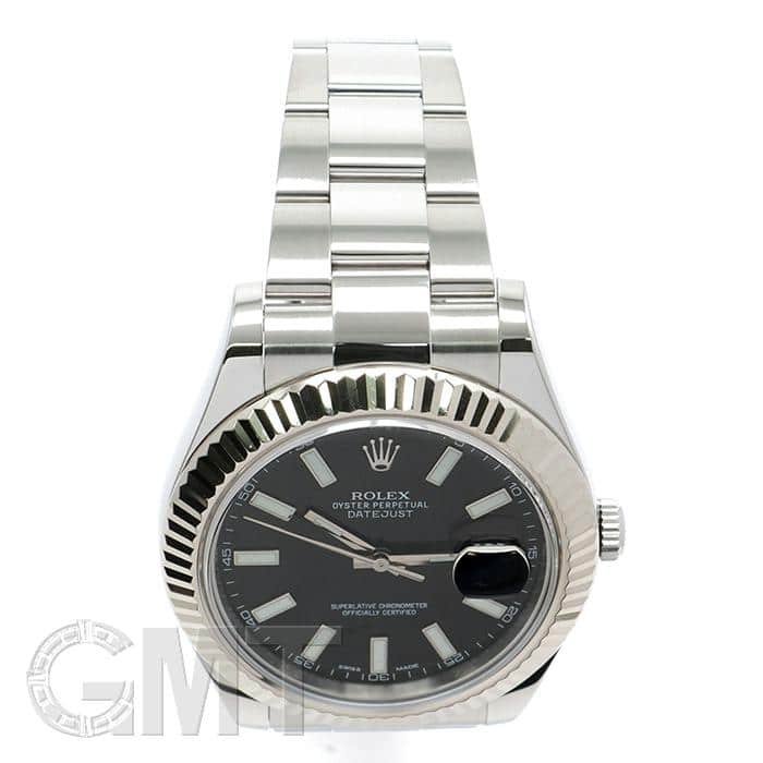 中古)ROLEX ロレックス デイトジャスト II 116334 ブラック（商品ID