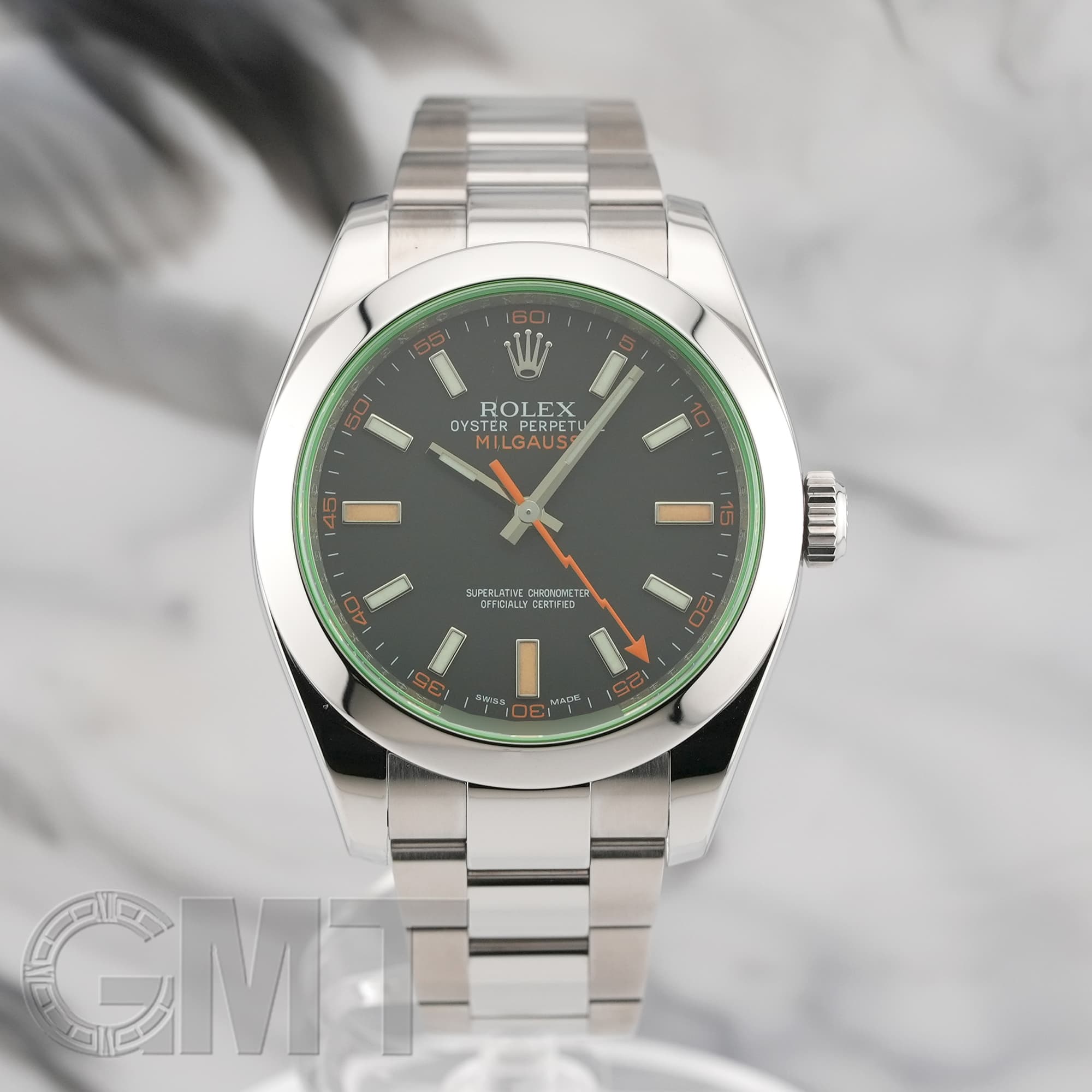 中古)ROLEX ロレックス ミルガウス 116400GV ブラック（商品ID