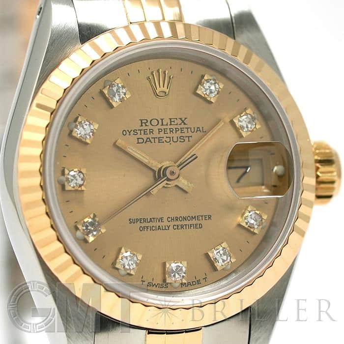 中古)ROLEX ロレックス デイトジャスト 69173G シャンパン（商品ID