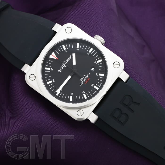 新品)BELL & ROSS ベル&ロス BR 03-92 ホログラフ BR0392-HOR-BLC/SRB
