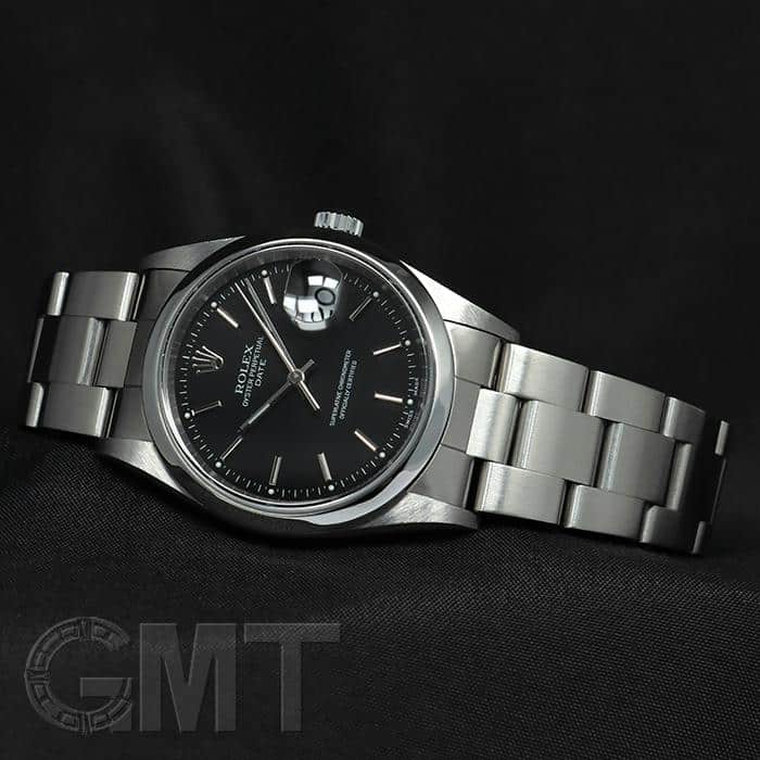 中古)ROLEX ロレックス オイスターパーペチュアル 34 15200 ブラック