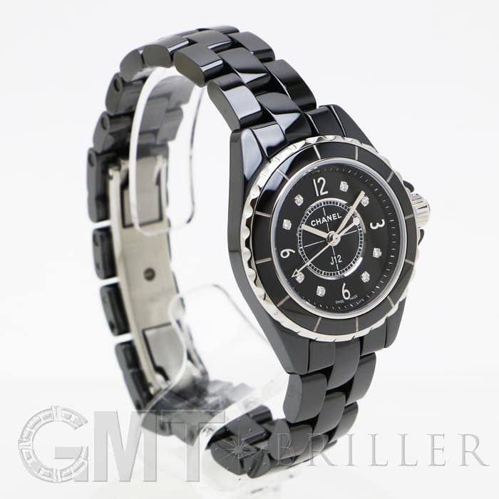付属品あり【ダイヤ❤️CHANEL❤️J12】ブラックセラミック時計 CHANEL（シャネル） ☆良品【CHANEL】シャネル J12 H1416 黒セラミック