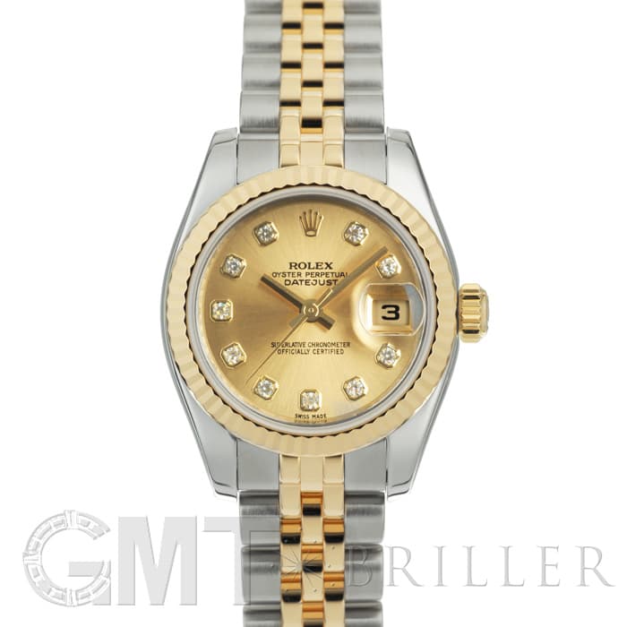 信頼への信頼 ロレックス 中古)ROLEX デイトジャスト シャンパン 179173G 時計