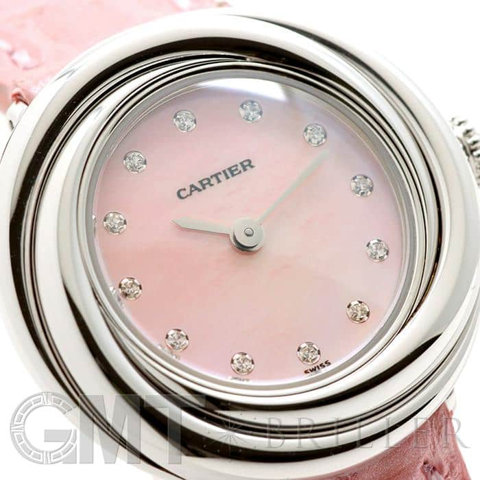 中古)CARTIER カルティエ トリニティ WG200846 ホワイトゴールド 12P
