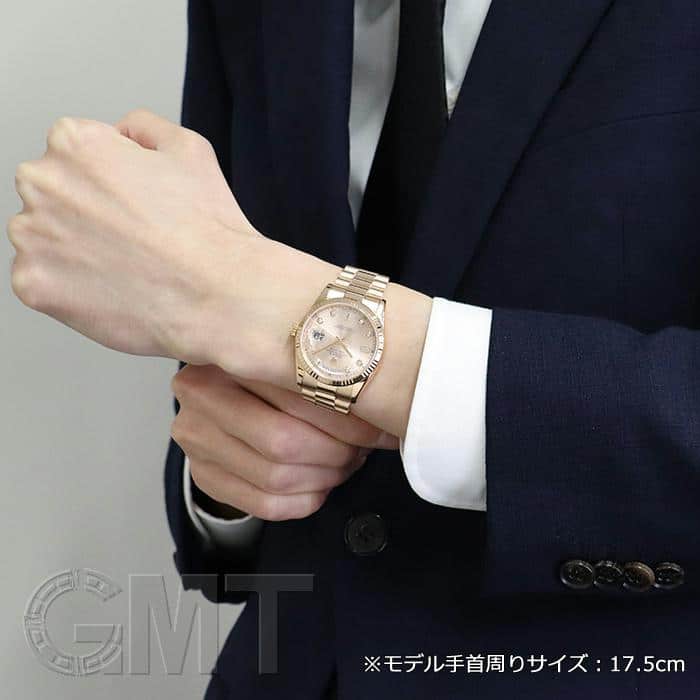 中古)ROLEX ロレックス デイデイト 36 118235A ピンク（商品ID