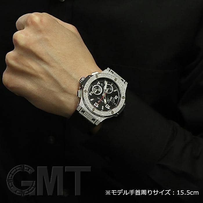 新品)HUBLOT ウブロ ビッグバン スチール ダイヤモンド 44mm 301.SX
