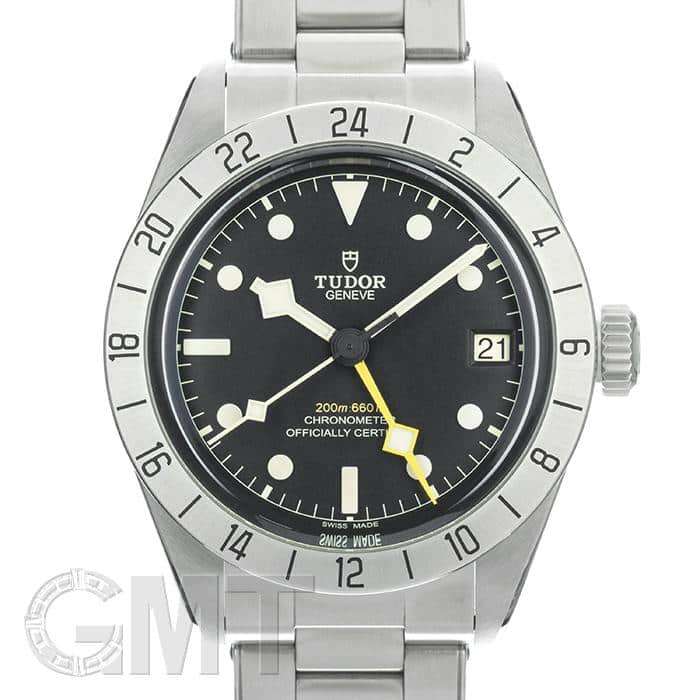 チュードル TUDOR 79470 ブラックベイ プロ デイト GMT 自動巻き メンズ 極美品 保証書付き_757948