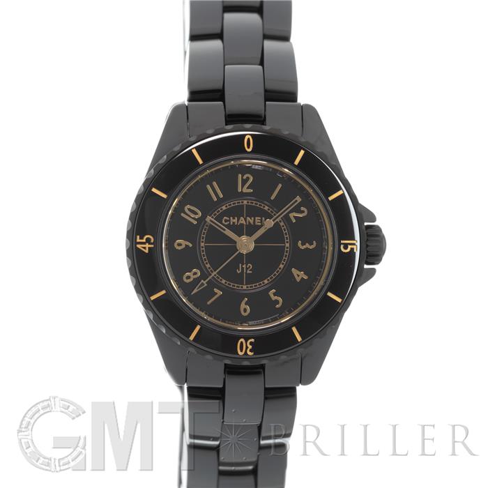 新品)CHANEL シャネル J12 ゴールデン ブラック 28mm H11057（商品ID