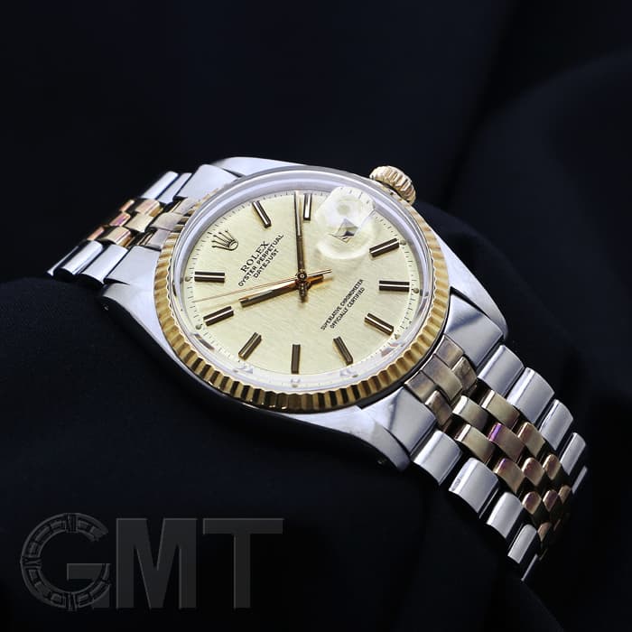 ロレックス　デイトジャスト1601 中古)ROLEX ロレックス デイトジャスト 1601/3 シャンパン（商品ID