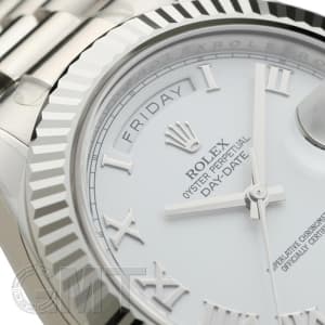 ROLEX ロレックス デイデイトII 218239 ホワイト ローマ メイン