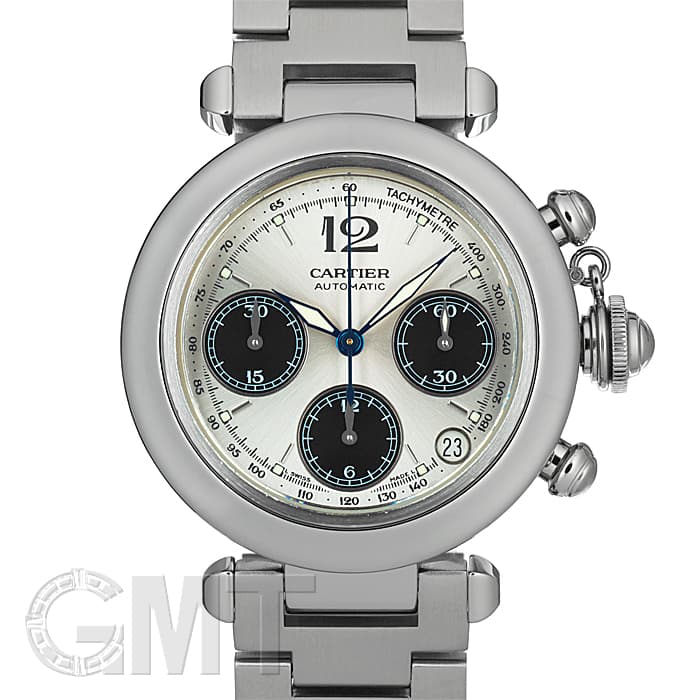 中古)CARTIER カルティエ パシャC クロノグラフ W31048M7（商品ID