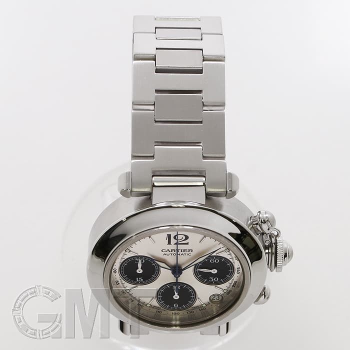 中古)CARTIER カルティエ パシャC クロノグラフ W31048M7（商品ID