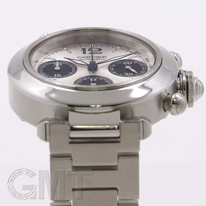 中古)CARTIER カルティエ パシャC クロノグラフ W31048M7（商品ID