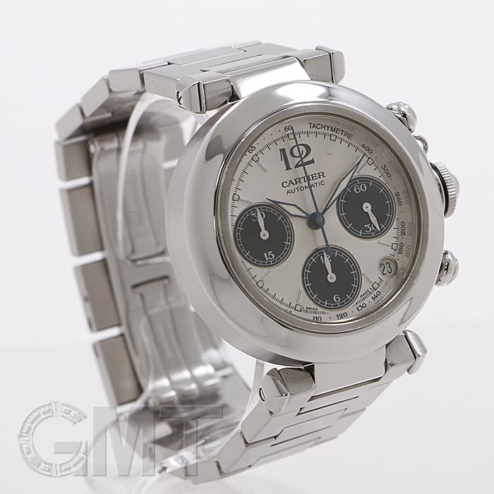 中古)CARTIER カルティエ パシャC クロノグラフ W31048M7（商品ID