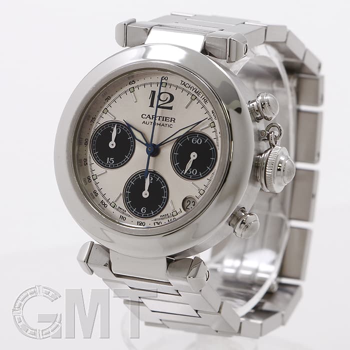 中古)CARTIER カルティエ パシャC クロノグラフ W31048M7（商品ID