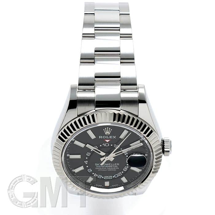 中古)ROLEX ロレックス スカイドゥエラー 326934 ブラック オイスター