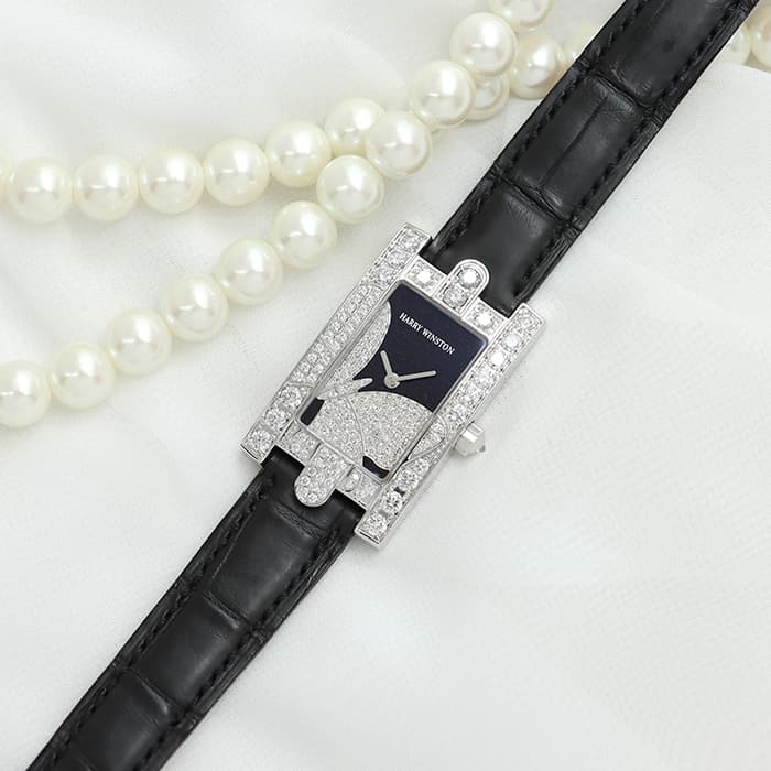 中古)HARRY WINSTON ハリー・ウィンストン アベニュー ナイト 310/LQWL