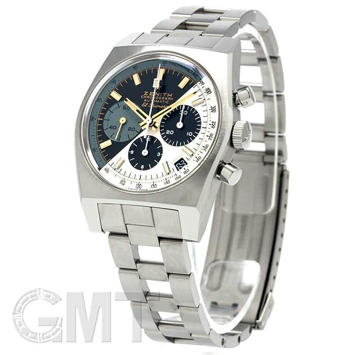 ファブリス美品 中古)ZENITH ゼニス エル・プリメロ クロノマスター リバイバル A384