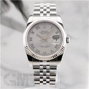 ROLEX ロレックス デイトジャスト 116234 グレー ローマ メイン