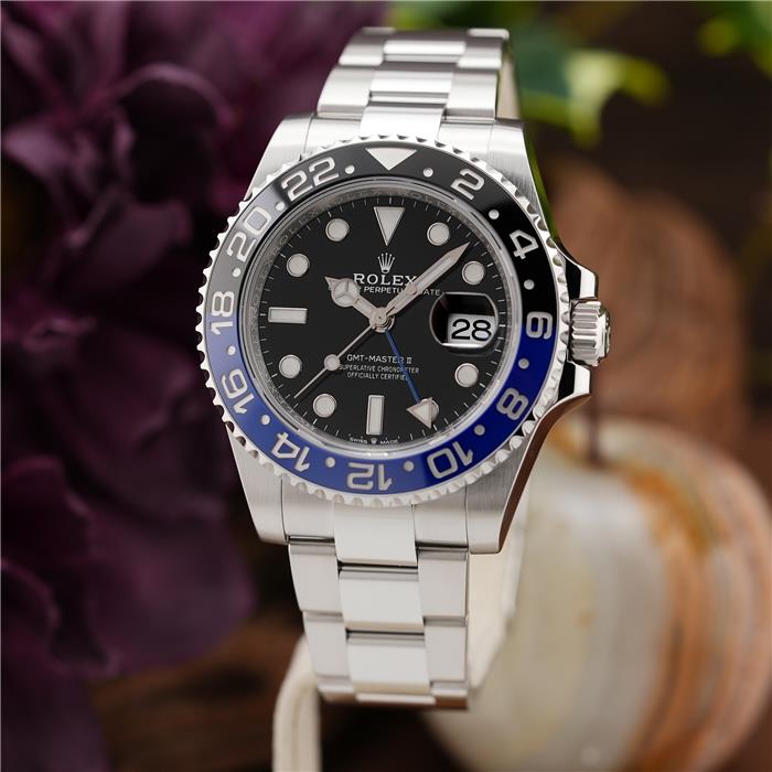 中古)ROLEX ロレックス GMTマスター II 126710BLNR オイスター