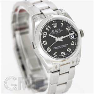 ROLEX ロレックス デイトジャスト 178240 ブラック コンセントリックアラビア オイスターブレスレット メイン