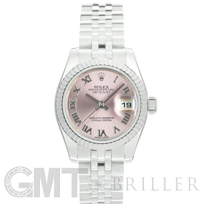 【税込?送料無料】 中古)ROLEX ロレックス デイトジャスト 26 179174 ピンク ローマ アクセサリー