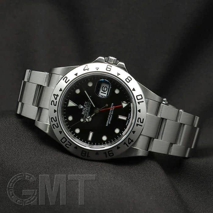 中古)ROLEX ロレックス エクスプローラー II 16570 ブラック
