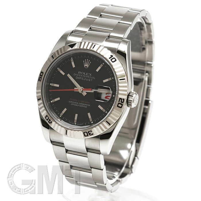 中古)ROLEX ロレックス ターノグラフ 116264 ブラック オイスター