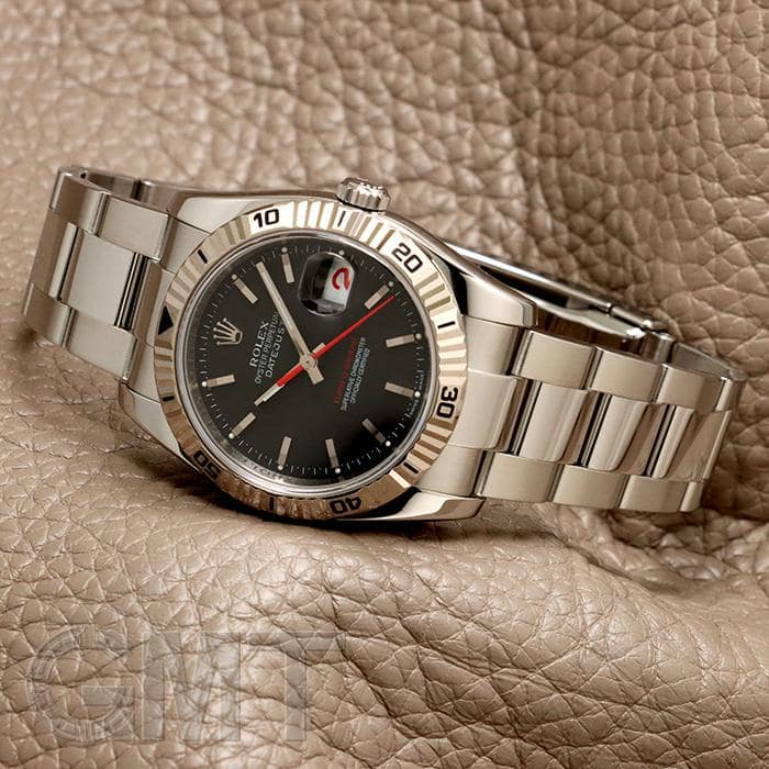 中古)ROLEX ロレックス ターノグラフ 116264 ブラック オイスター