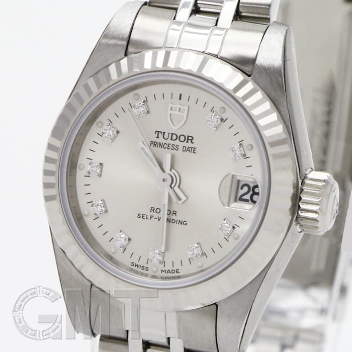 新品)TUDOR チューダー プリンセス デイト M92514 シルバー 10Pダイヤ