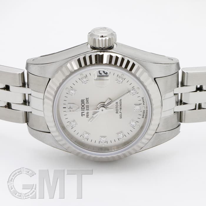 新品)TUDOR チューダー プリンセス デイト M92514 シルバー 10Pダイヤ